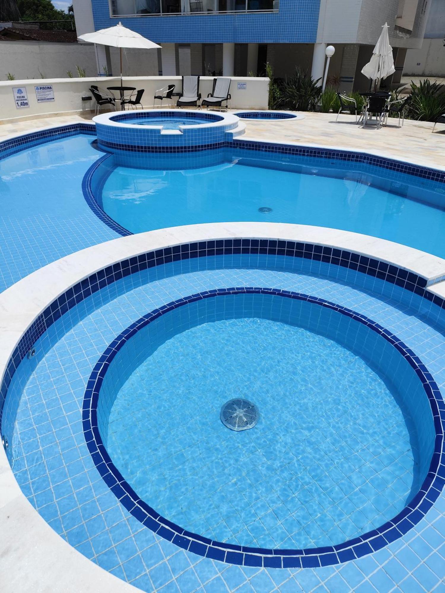 Apto Com Ar-Cond E Piscina A 100 M Praia Da Enseada Ubatuba Kültér fotó